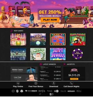 Mobile Desert Nights Casino Welcome Bonus