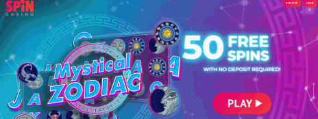 50 FREE SPINS No deposit bonus